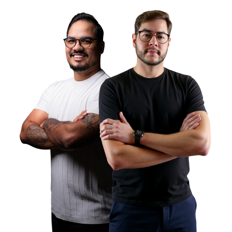 Clark Paiva e Gustavo Silveira, sócios-fundadores
